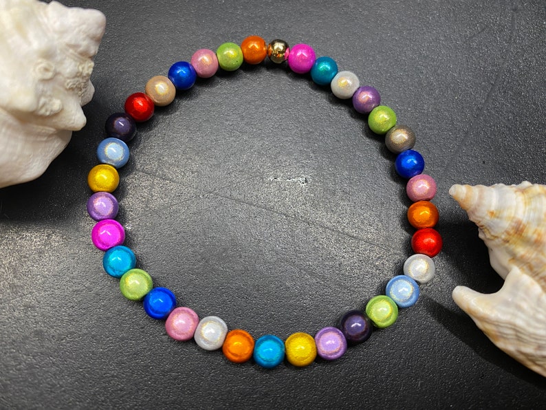 1St. Armband 6mm Miracle Beads Magic Perlen 3D Illumination Gr. S,M,L 489 image 2