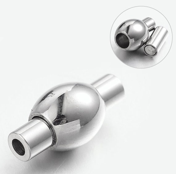 Edelstahl Magnetverschluss 2-8mm starker Magnet zum einkleben