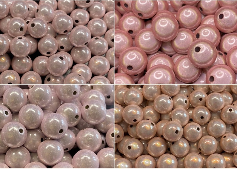 14mm 16St. Miracle Beads Magic Perlen Wunderperlen 3D Effekt Ilumination Fädelloch 2mm Bild 1