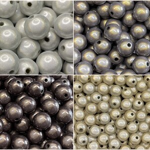 10mm 22St. Miracle Beads Magic Perlen Wunderperlen 3D Effekt Ilumination Fädelloch 2mm imagen 1