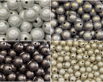 10mm 22St. Miracle Beads Magic Perlen Wunderperlen 3D Effekt Ilumination Fädelloch 2mm