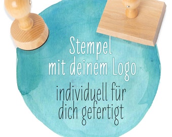 Logostempel - individuell für dich gefertigt - nach eigener Vorlage - eigenes Motiv - verschiedene Größen - Eigenes Design - Motiv: 384