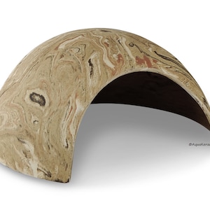 Axolotl Cave Igloo Cave made of clay with large archway 25 cm Ø