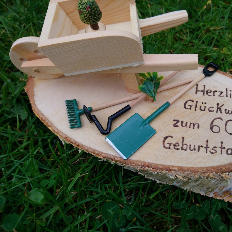 Garten Geschenk personalisiert zum runden Geburtstag für Mann Etsy.de