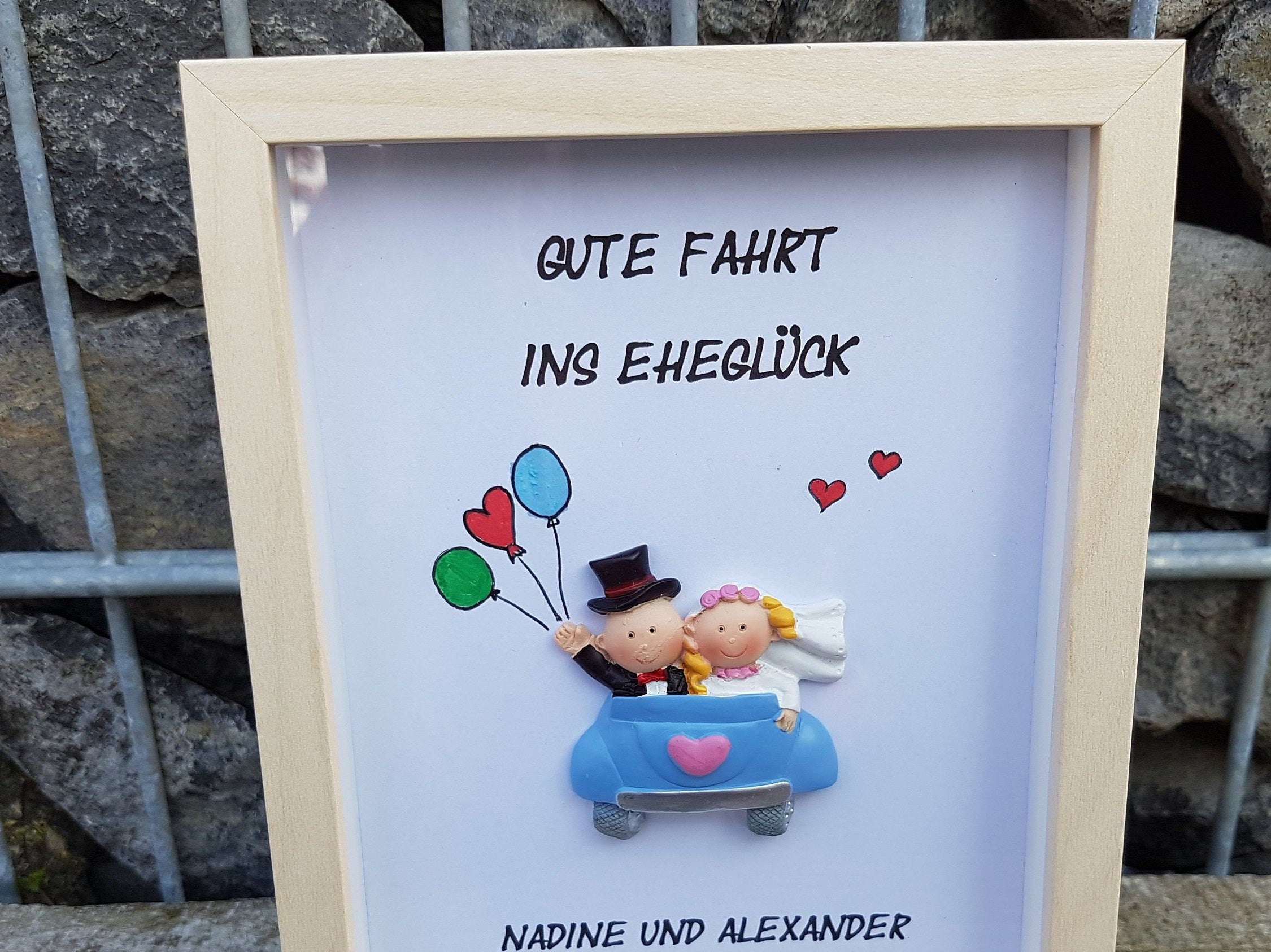 Geschenk zur Hochzeit Gute Reise ins Eheglück Etsy