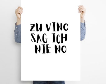 Poster-Print-Geschenk Wein