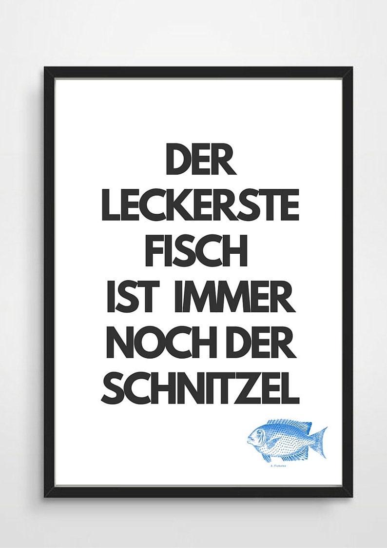 Poster-Typo Print Schnitzel Geschenk A3 Bild 2