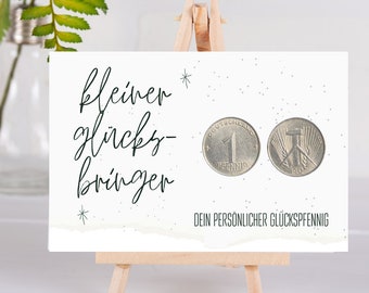 Glückspfennig DDR | Geburtstag, Vatertag | Glücksbringer| Original Deutsche Demokratische Republik, Pfennig, DDR Geschenk Ostalgie, GDR