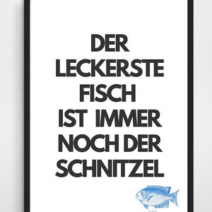 Poster-Typo Print Fisch Schnitzel Bild 2