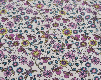 Designer fabric Bio-Jersey "Fantastico Flower" in pastel-Design by fabric rain