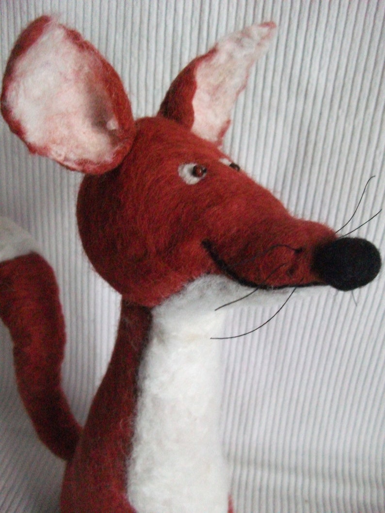 Door stopper Sly Fox made of felt decoration image 4