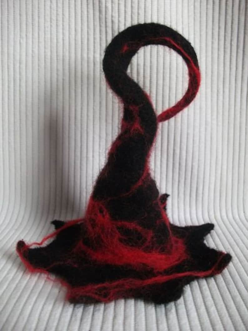 Witch Hat Felt Hat Halloween Decoration image 1