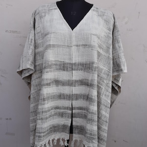 Handloom Fairy Poncho Kimono | Poncho Warm Wraps Shawl | Breathable | Sustainable Poncho | V-Neck | Travel Wear | Winter Wear Festival cloth