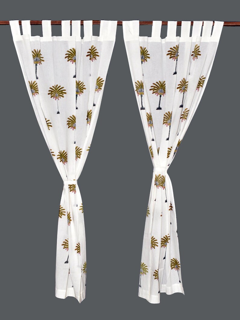 Indian Block Print Shower Curtain Hand Block Curtains Hand Etsy