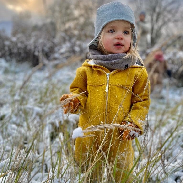 Lilakind Baby Overall Mit Kapuze - Koala-Muster, Fleecegefüttert