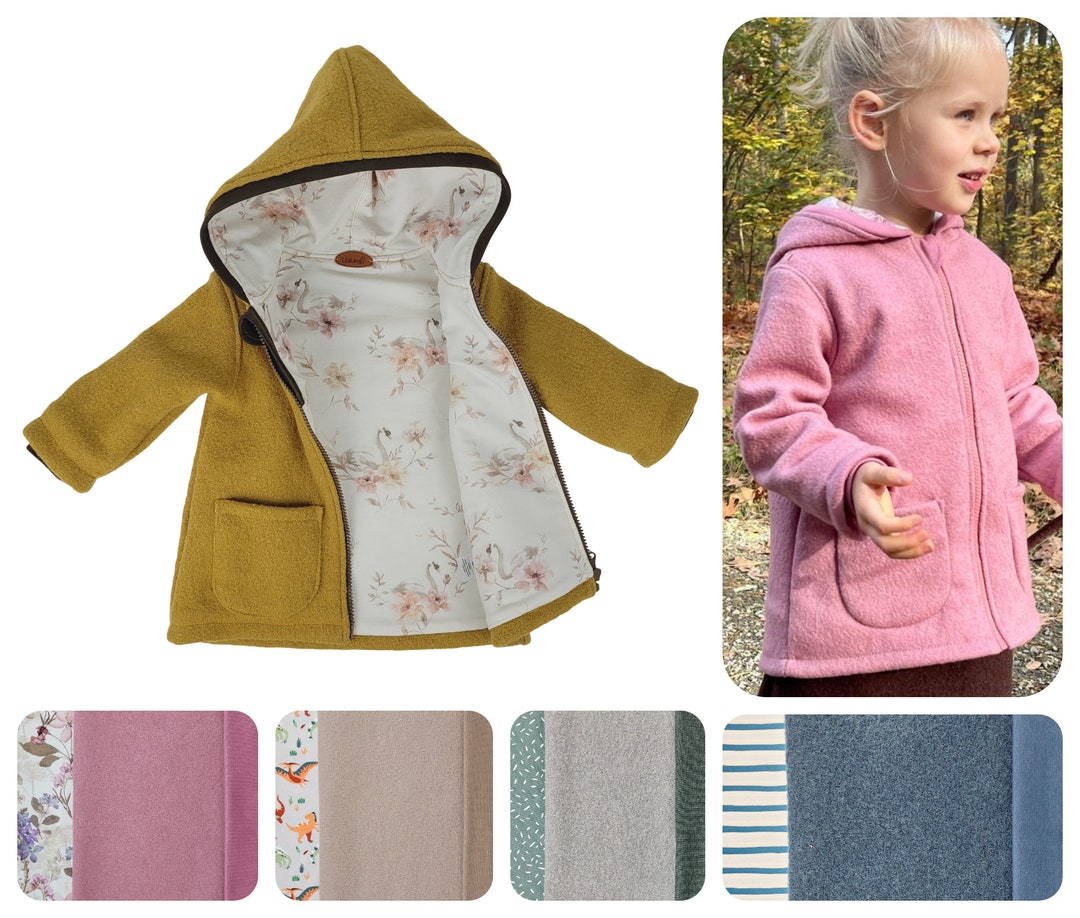 Xiyocadt Winterjacke Kinder - Leichte Steppjacke Mit Kapuze Und Taschen