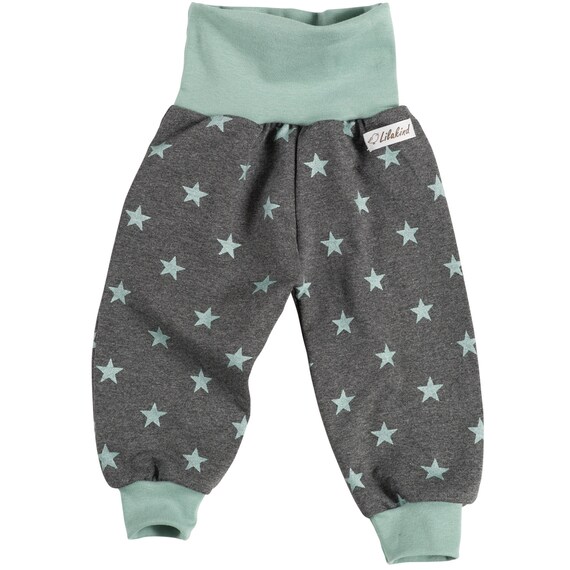 Made in Germany Lilakind Jungen Babyhose Pumphose Baby Hose Jerseyhose Punkte