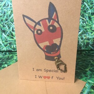 Carte de voeux anglaise de Bull Terrier
