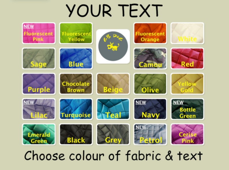 THERAPY DOG Dog Lead Slip Cover or personalise text all languages