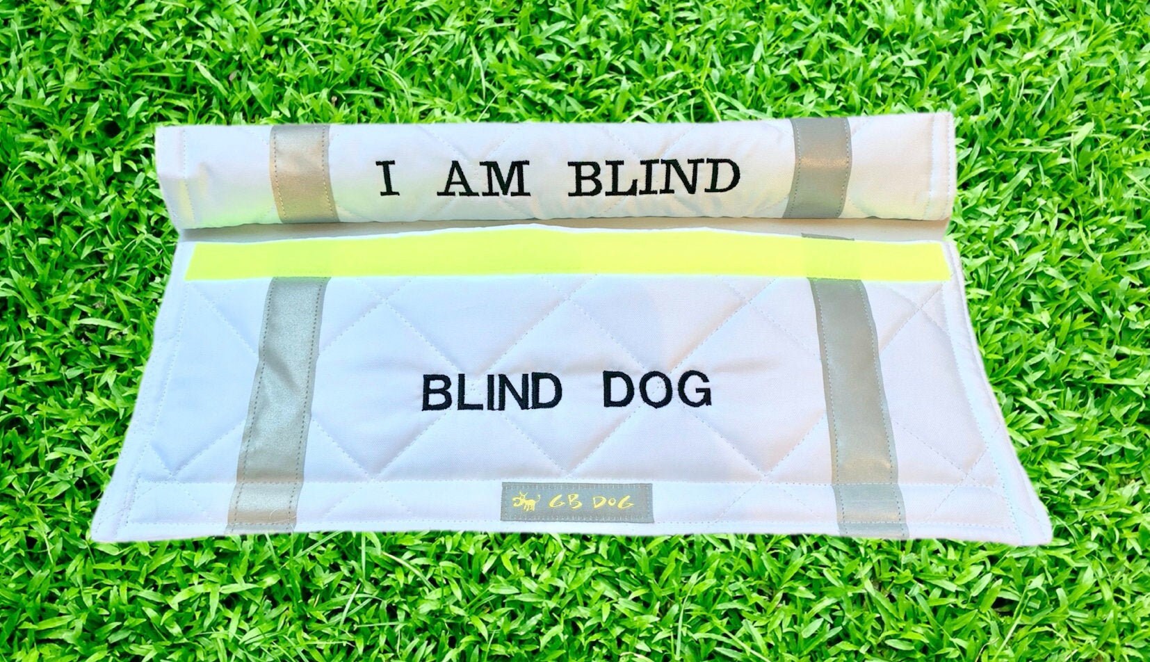 BLIND Dog Lead Slip Cover / or personalise text Etsy