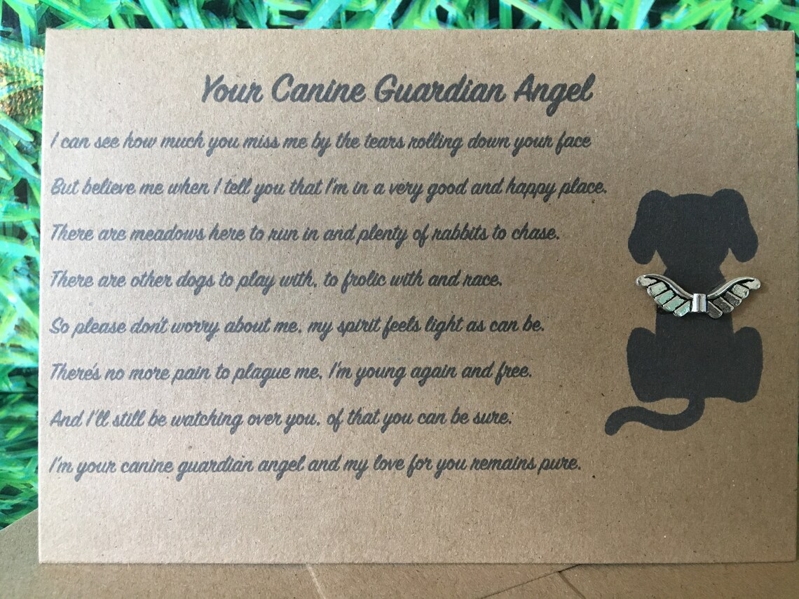 Your Canine Guardian Angel  Etsy