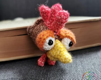 Lesezeichen „Lese-Huhn Hilda“