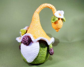 Handmade Lemon Gnome – Unique Crochet Magic for Your Home