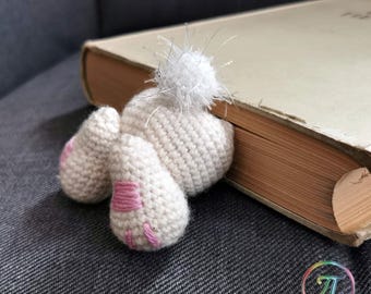 Lesezeichen „Frecher Hase mit Möhre“