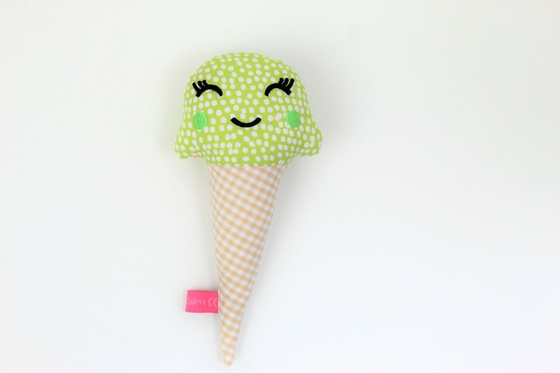 Rattle-ice, ice cream, baby.....Pistachio image 1