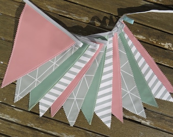 Pennant chain outdoor oilcloth garland