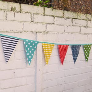 Wimpelkette outdoor Wachstuch Girlande