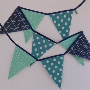 Pennant chain garland outdoor made of oilcloth image 3