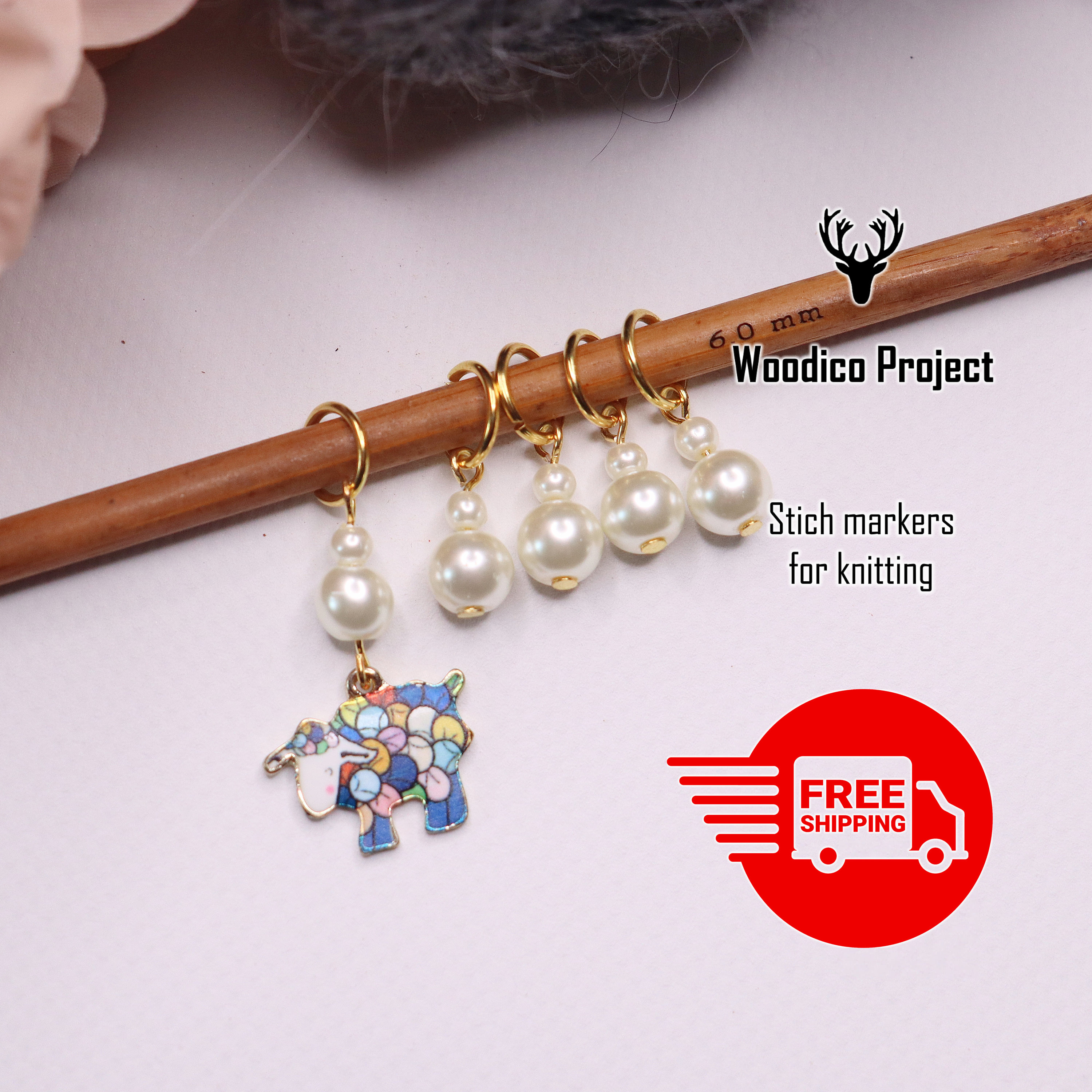 Stich markers for knitting 090 Handmade stitch markers Etsy