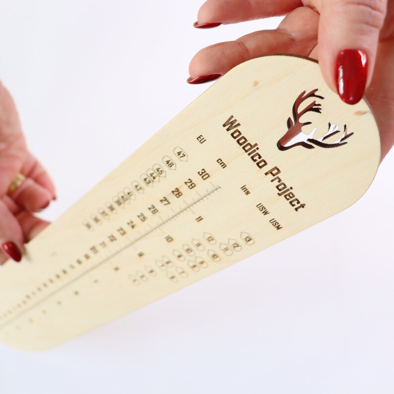 Sock Knitting Ruler Allows to Measure the Foot Length of a Etsy