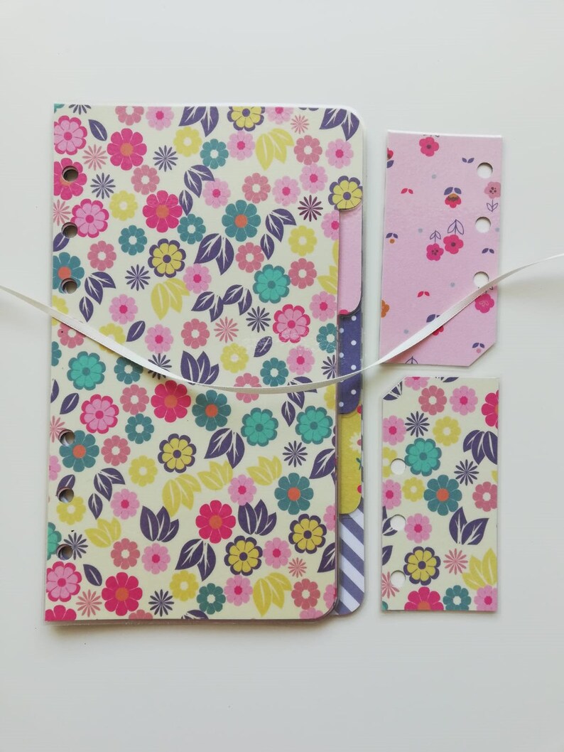 DIVIDER Register Filofax personal blossoms Bild 2