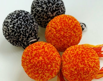 Pompons 8 cm, Set à 10 Stück