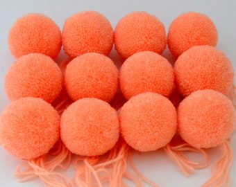 Pompons 7 cm, 25 Stück