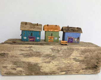 Driftwood gift, driftwood decoration, driftwood house, maritime decoration, maritime decoration, driftwood art