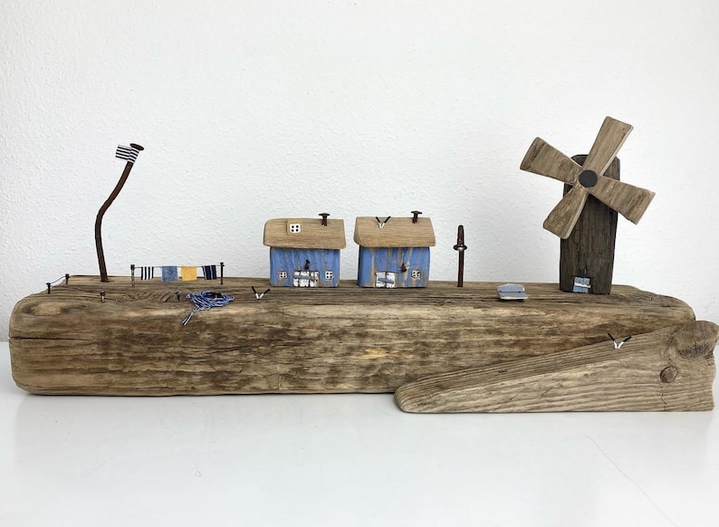 Driftwood gift, driftwood decoration, driftwood cottage, nautical decoration, nautical decor, driftwood art image 1