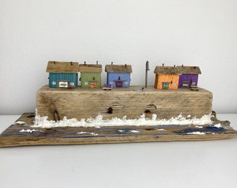 Driftwood gift, driftwood decoration, driftwood house, maritime decoration, maritime decoration, driftwood art