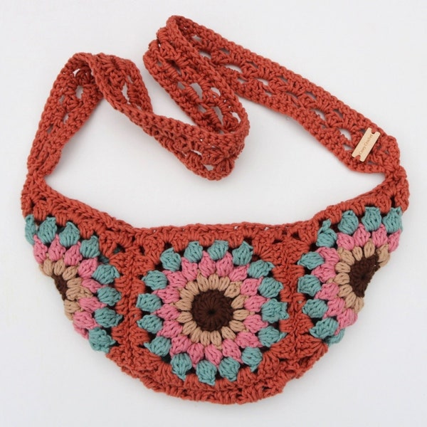Crochet Pattern - The Juniper Festival Crossbody Bum Bag Fanny Pack
