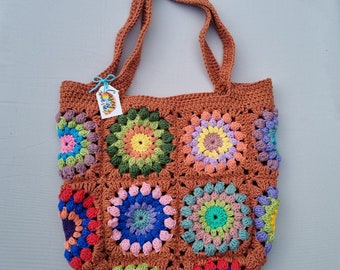 Crochet Pattern the Clover Granny Square Everyday Bag - Etsy