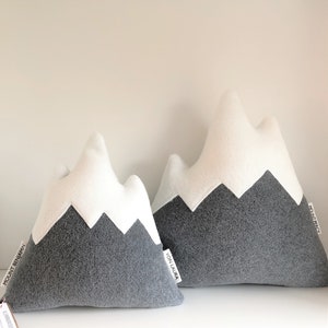 Pillow mountain approx. 30 cm gift for dad men friend personalized Alps mountain pillow Father's Day Mountain Mountaineer Mother's Day Ski Wedding image 5