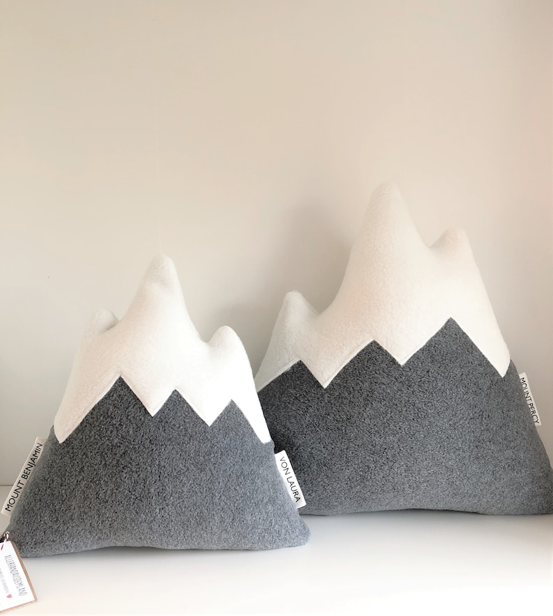 Pillow mountain approx. 30 cm gift for dad men friend personalized Alps mountain pillow Father's Day Mountain Mountaineer Mother's Day Ski Wedding image 5