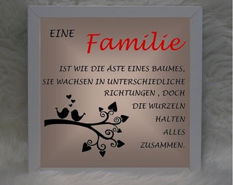Picture frame - family - like branches of a tree - gift - cohesion #55