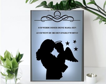 LED light box - Lightbox - Star child - Illuminated box - Angel - Always be a mom #8