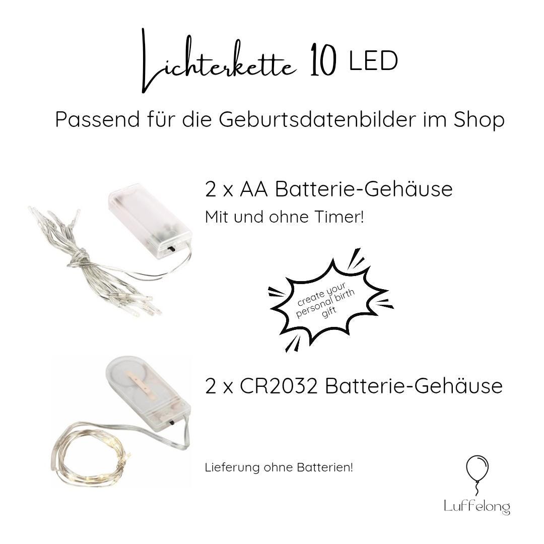 Lichterketten passend für den beleuchteten Bilderrahmen