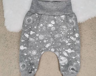 Pump Pants Space, Taglia 50-92, Pantaloni lunghi, Pantaloni a pompa lunga per bambini, Pantaloni a pompa lunga per neonati, Pantaloni lunghi colorati, Pantaloni space, Pantaloni Harem,