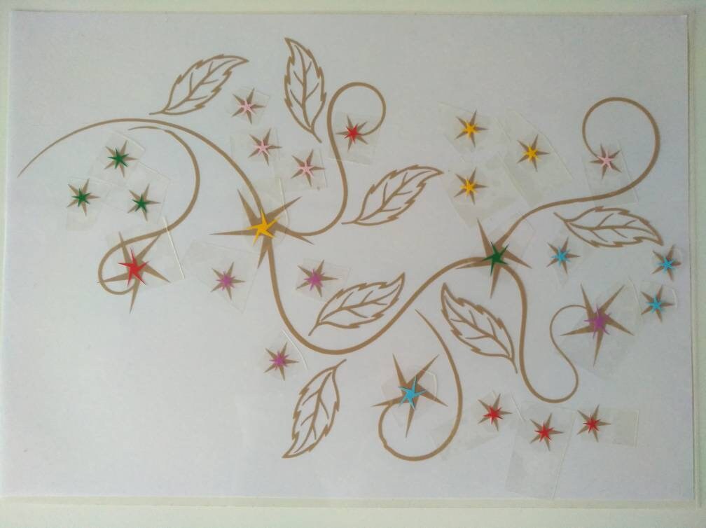 Tendril, iron-on image "Tendril", plotter motif, iron-on image, plot, plott