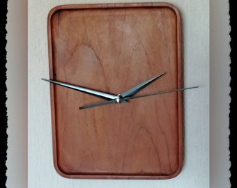 small wooden tray wall clock clock